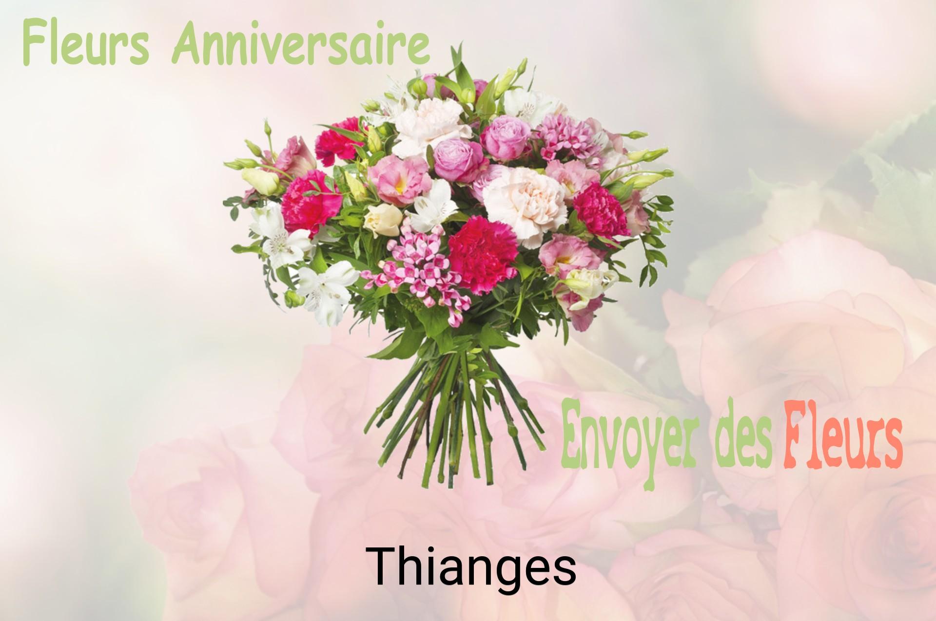 Bouquet de fleurs d’anniversaire livré à Thianges