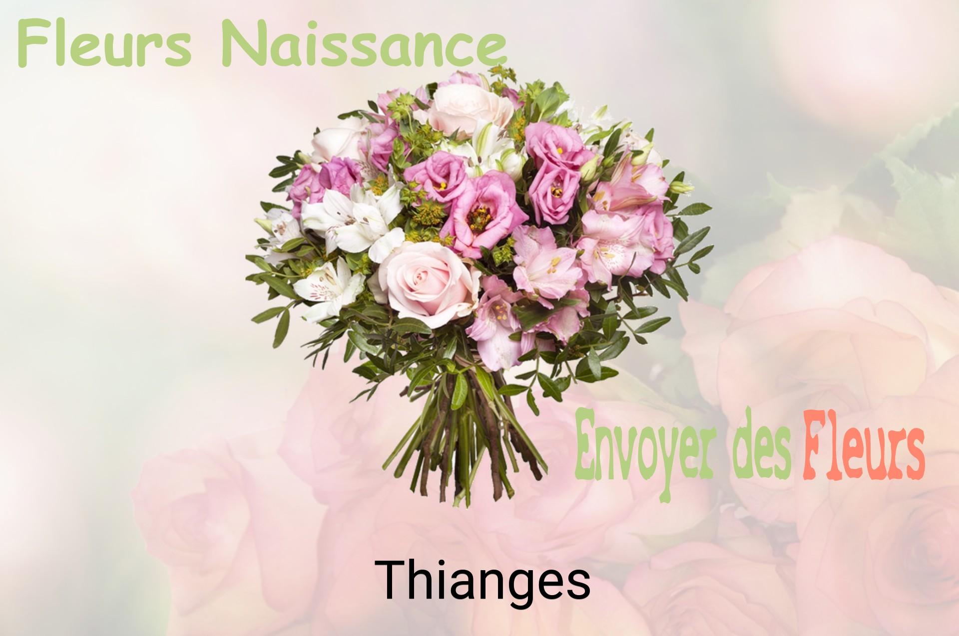 Bouquet de fleurs de naissance livré à Thianges